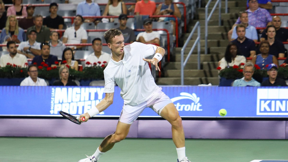 Jiri Lehecka at the ATP Masters 1000 National Bank Open - File photo