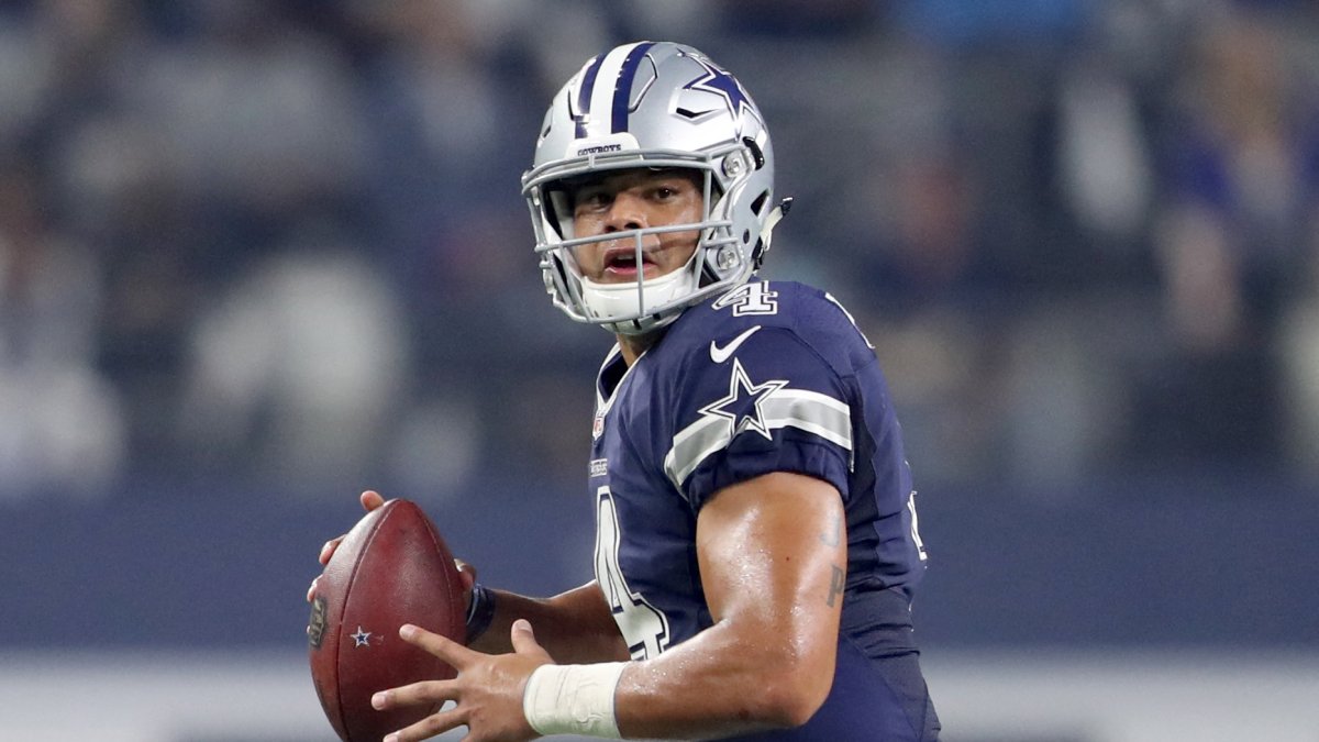 Dak Prescott, durante un partido