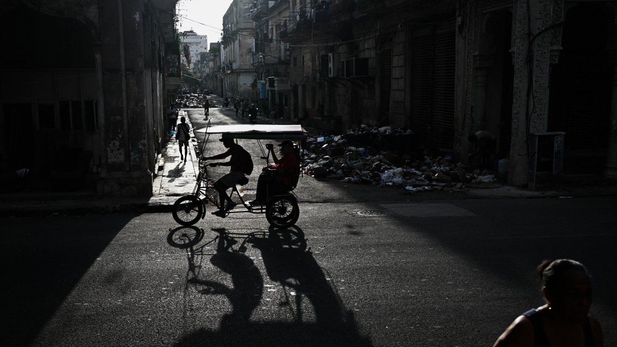 A street in Havana during a blackout (File photo)