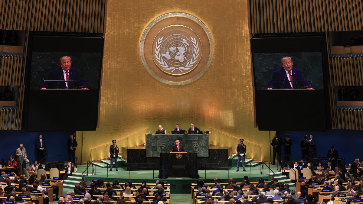 U.S. President Donald Trump addresses the 81st United Nations General Assembly