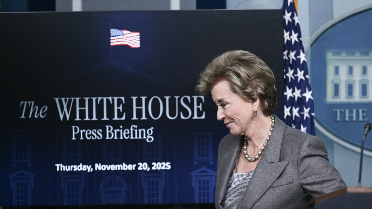 Linda McMahon, secretaria de Educación/ Brendan SMIALOWSKI