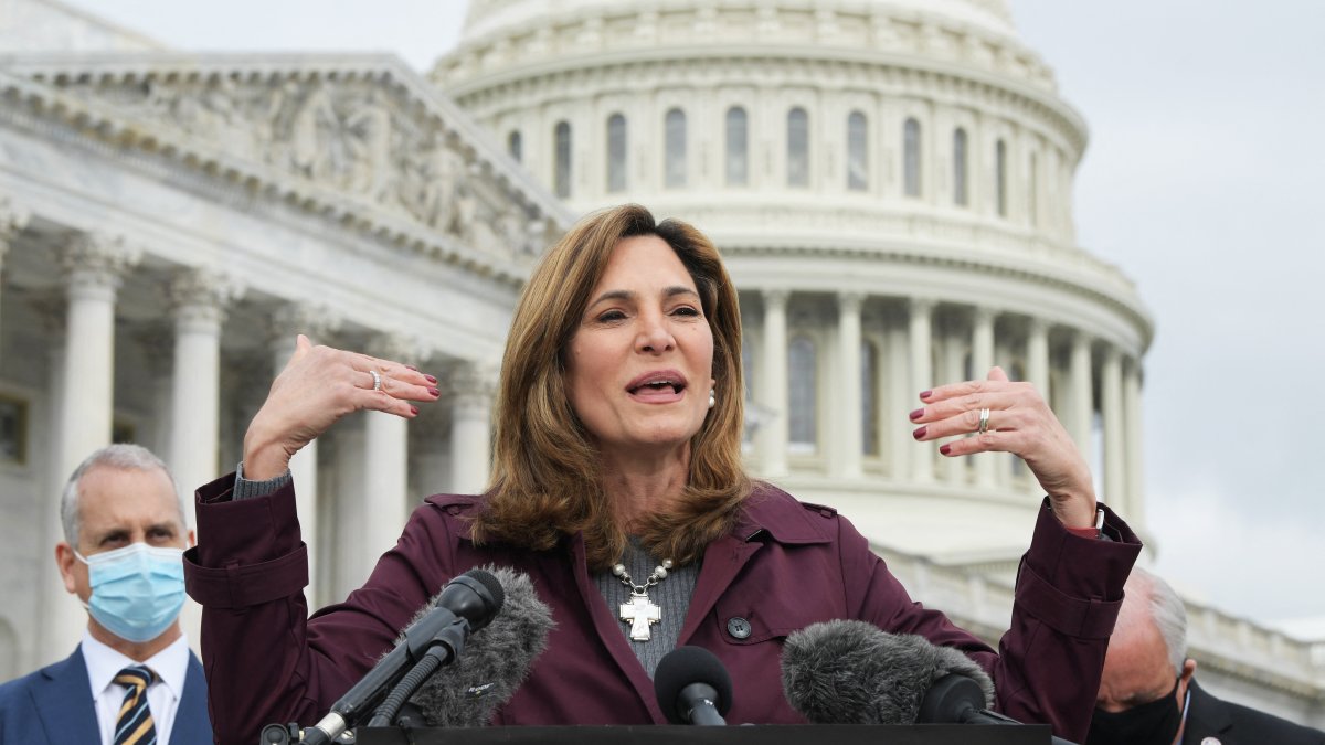 María Elvira Salazar on Capitol Hill/ Lenin Nolly