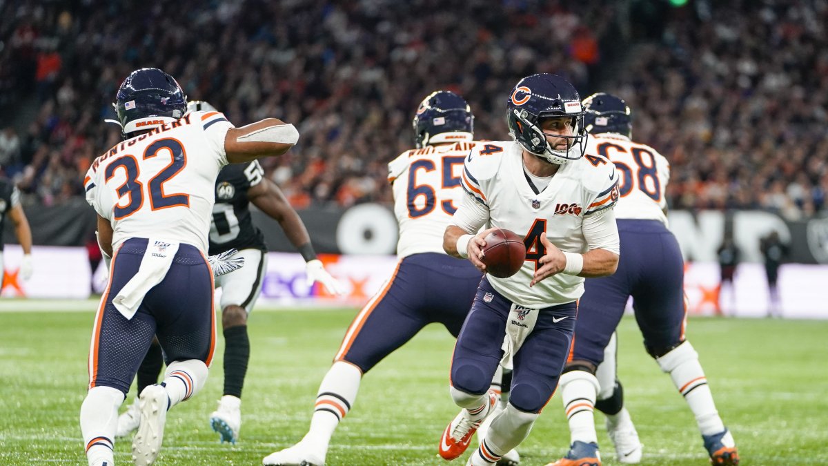 Jugadores de los Chicago Bears durante un partido