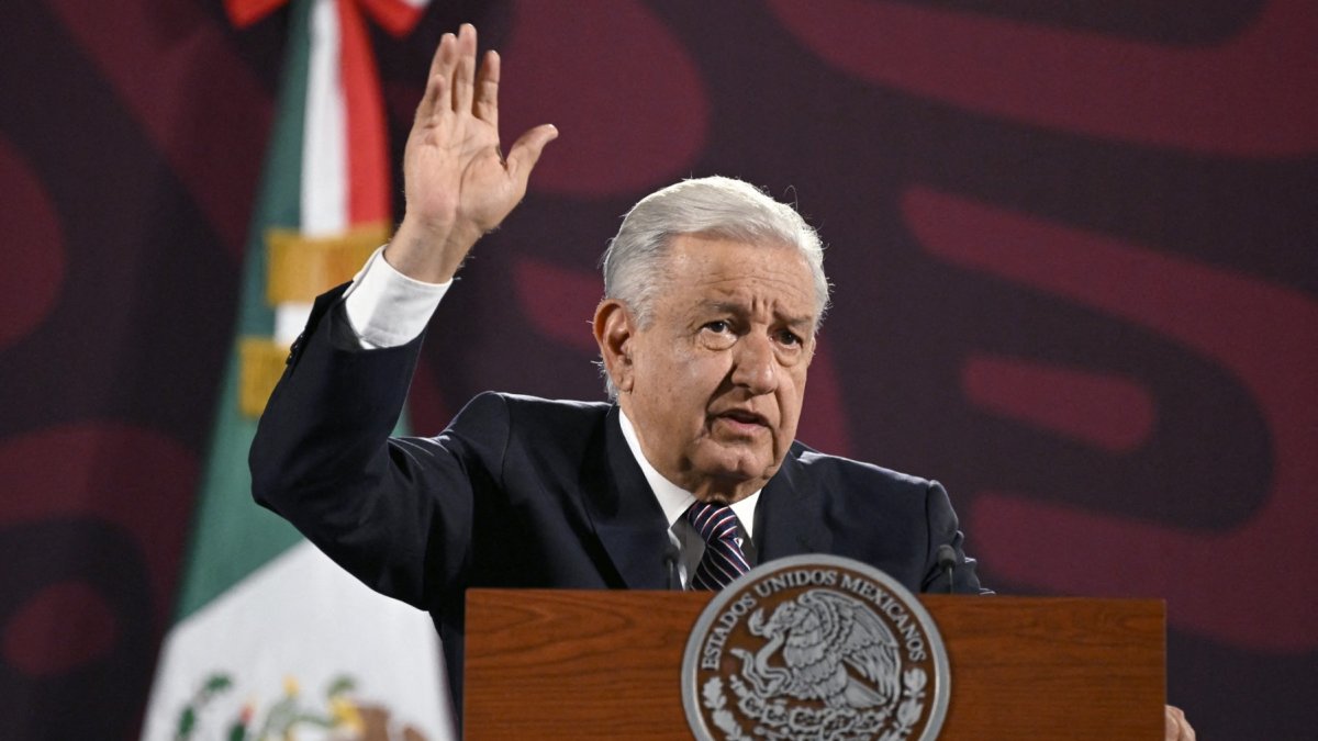 Former President Andrés Manuel López Obrador in a file photo