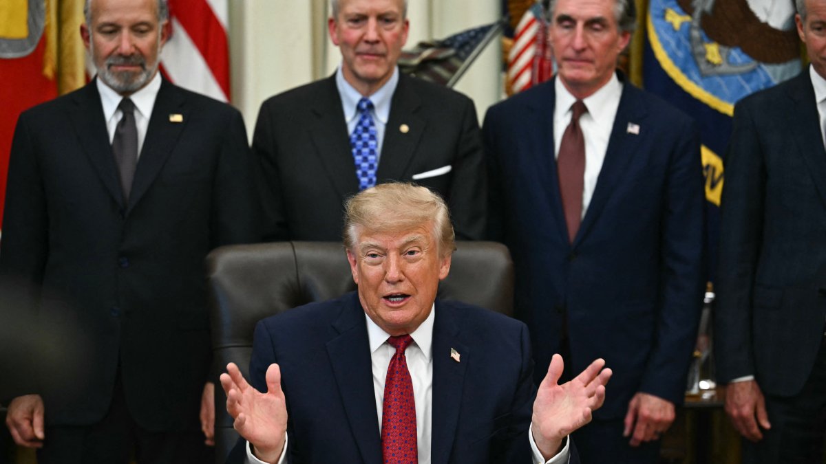 Donald Trump en el Salón Oval/ Kent Nishimura