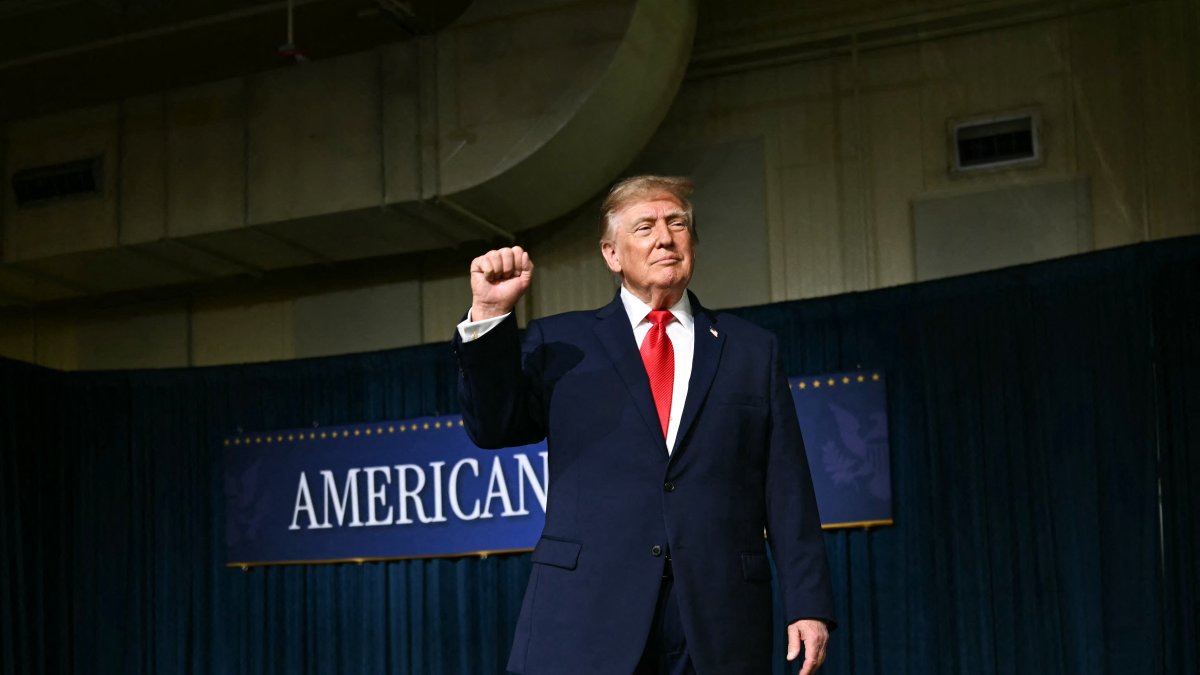 Donald Trump in Denton, Texas / Kent NISHIMURA