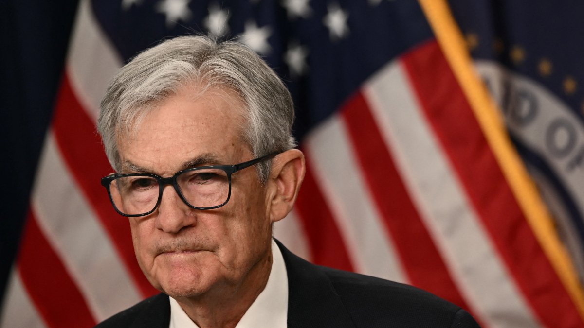 Jerome Powell durante una conferencia de prensa/ Brendan Smialowski