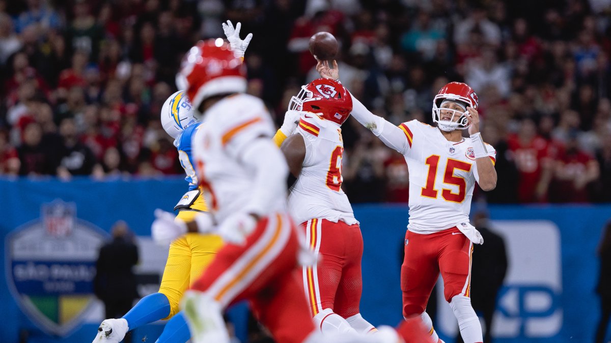 Los Chiefs, durante un partido
