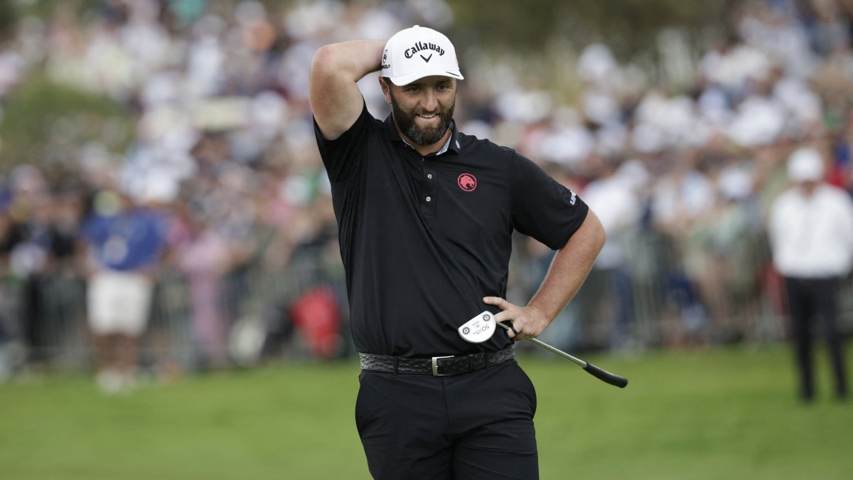 Jon Rahm, durante un torneo del LIV Golf en 2026