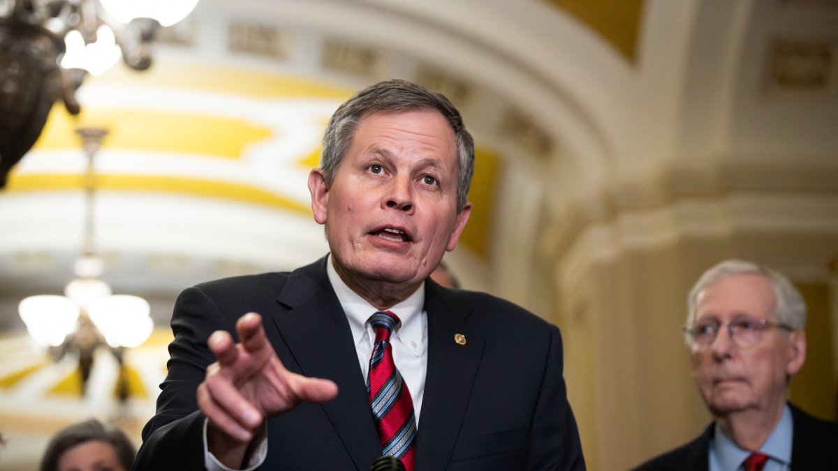 Senator Steve Daines, a Republican from Montana / Allison Bailey