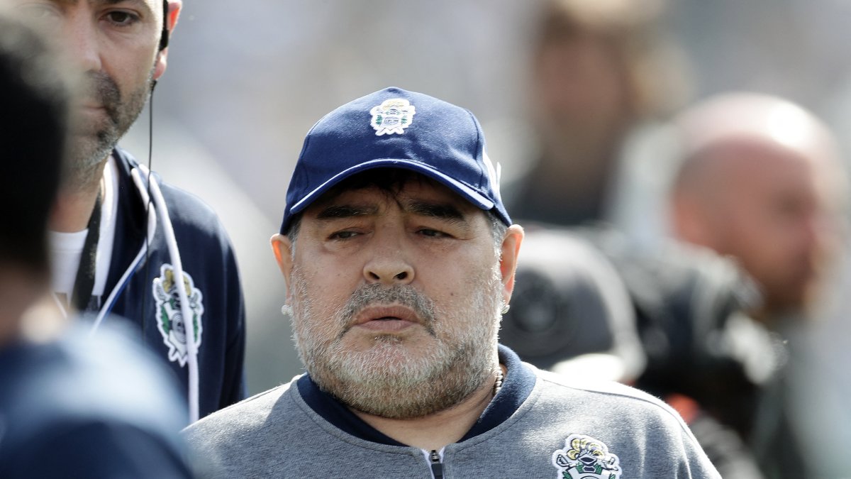 Diego Armando Maradona, in 2019. File photo