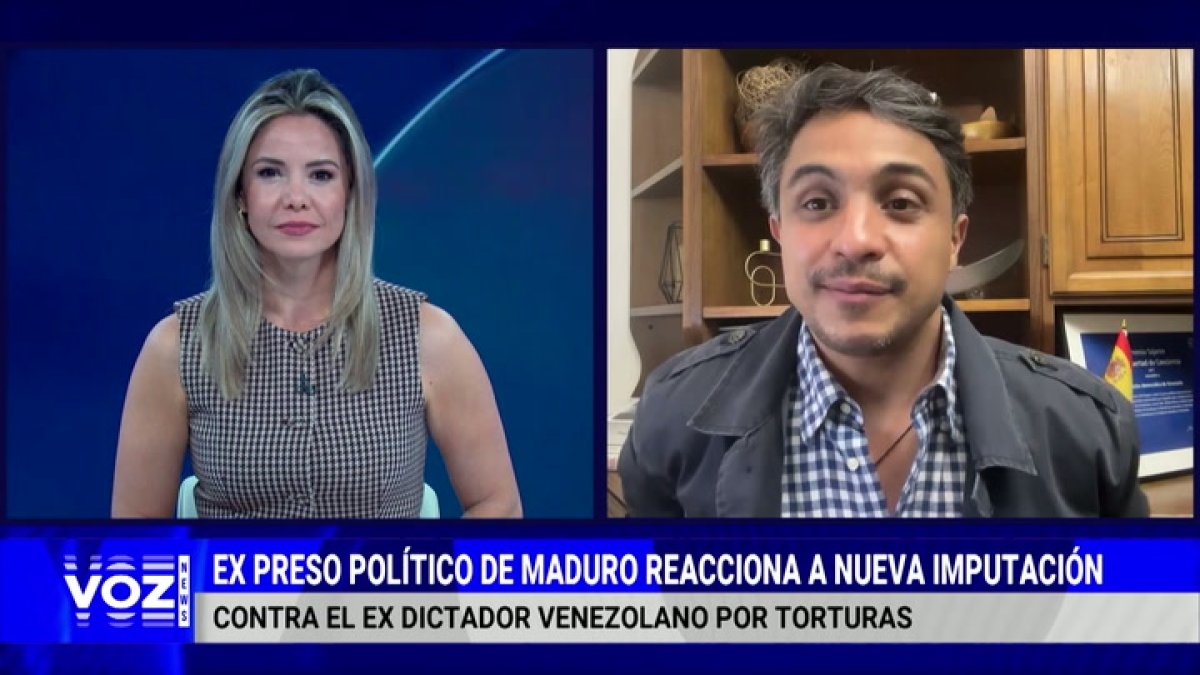 Lorent Saleh on Voz News.