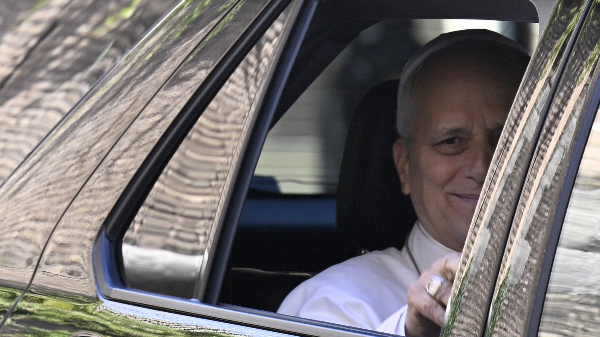 Pope Leo XIV arrives at Gemelli Hospital for surgery. October 13, 2025
