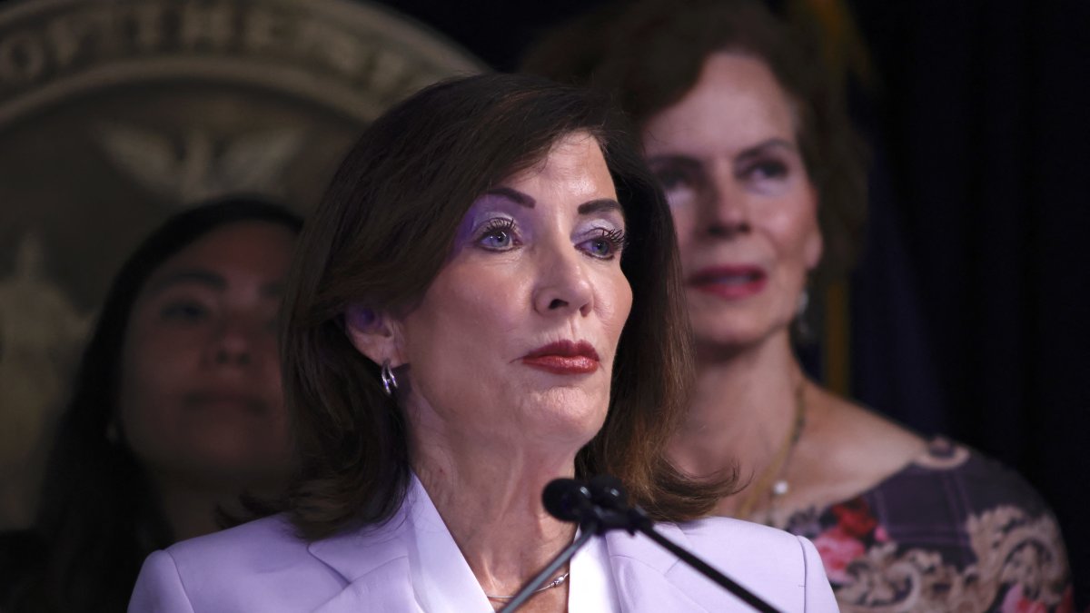 Kathy Hochul in Manhattan, New York/ DECCIO SERRANO