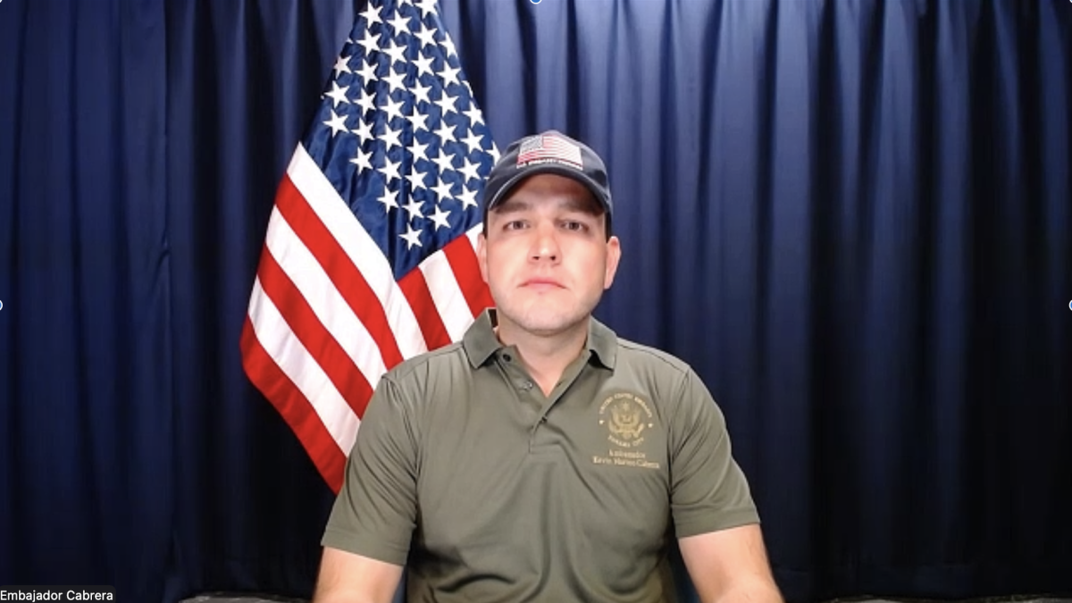 Kevin Cabrera, embajador de EEUU en Panamá