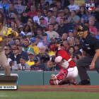 Luis Arráez en el campo de juego