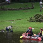Un grupo de voluntarios colabora con los servicios de emergencias en Texas.