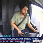 Harjinder Singh en el momento del accidente