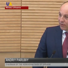 El expresidente del Parlamento ucraniano Andrii Parubii