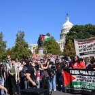 Manifestantes pro-Palestina en DC/ Alex Wroblewski