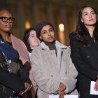 Las representantes demócratas Cori Bush, Ayanna Pressley, Ilhan Omar y Alexandria Ocasio-Cortez.