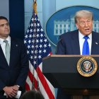 Donald Trump junto a Todd Blanche/ Andrew Caballero- Reynolds