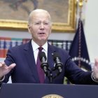 Joe Biden en una conferencia de prensa.