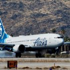 Un avion Boeing de Alaska Airlines.