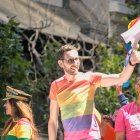 Scott Wiener, during the 2022 Pride parade.