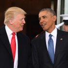 Trump elogió a Obama antes del discurso del expresidente en la Convención Nacional Demócrata/ Jim Watson
