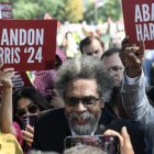 El candidato socialista Cornel West