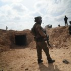 Soldados israelíes en Gaza