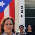 Kamala Harris en Puerto Rico en marzo del 2024. (Photo by Drew ANGERER / AFP)