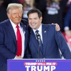 Trump y Rubio durante la campaña