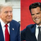 Trump y Gaetz en una foto de archivo