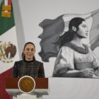 Presidente de México Claudia Sheinbaum en conferencia de prensa / AFP