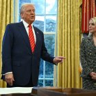 Donald Trump y la fiscal general Pam Bondi