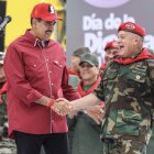 Nicolás Maduro y Diosdado Cabello en una celebración militar