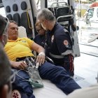 Bolsonaro, en la ambulancia