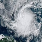 Imagen satelital de la Administración Nacional Oceánica y Atmosférica