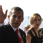 El expresidente de Perú, Ollanta Humala en la sede de Unasur