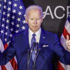 El expresidente Biden en Chicago/ Tannen Maury