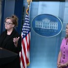 Morin en la sala de prensa de la Casa Blanca/ Brendan Smialowski