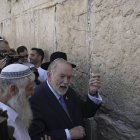 US Ambassador to Israel Mike Huckabee at the Western Wall in Jerusalem