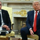 Donald Trump y Mark Carney en el Despacho Oval