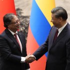 Gustavo Petro y Xi Jinping