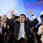 El líder del partido Alianza Democrática (AD) y primer ministro portugués, Luis Montenegro