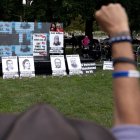 Manifestación en apoyo a las personas encarceladas tras los sucesos del 6 de enero de 2021