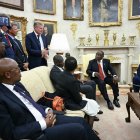Trump hizo las declaraciones durante la reunión con el presidente sudafricano Cyril Ramaphosa
