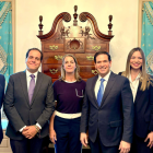 El secretario de Estado, Marco Rubio, reunido con los cinco líderes opositores rescatados